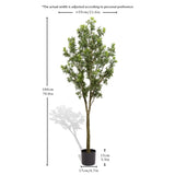 Simulated courtyard garden decoration door decoration large artificial curved branches of green W2945P278481