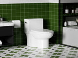1.28 GPF Side-Single-flush One Piece Toilet, Water-Saving Elongated Comfort Height Floor Mounted, W3192P277906