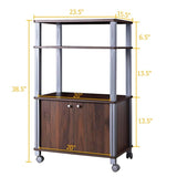 Multi functional kitchen storage rack Walnut 32050844