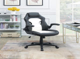 Adjustable Heigh Executive Office Chair, Black and White SR011690
