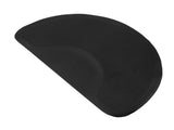 3x 4.5x 1/2" Beauty Salon Semicircle Anti-fatigue Salon Mat Black 42550201