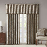 Jacquard Curtain Panel Pair B03598269