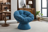 Oversized Swivel Accent Chair, 360 Swivel Barrel Chair, Papasan Chair for Living Room Bedroom W1752P172298
