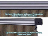 8'X6' Mocha HDPE covered roller shutter 39554978