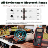 AI Meat Thermometer, 500 ft Long Range Bluetooth Grill Thermometer for Smoker, Oven, BBQ, 94557200