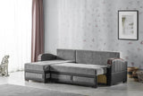 PrimeNest Azura Upholstered Convertible Sectional with Storage B030P305118