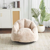 Albi Indoor Cozy Armchair-Style Bean Bag, Beige N775P265487B