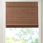 ZUN Bamboo Light Filtering Roman Shade 64"L B035129699