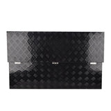 48"Black Aluminum Tool Storage Box Fit For Pickup Truck Bed Lock MT018005 06366407