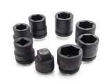 Heavy Duty Torque Multiplier Set Wrench Labor Saving 8ps Sockets Black 82036846
