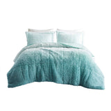 Twin/Twin XL Ombre Shaggy Long Fur Comforter Mini Set B03595984