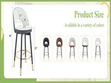 360 &deg rotatable bar.Modern White and Dark Gray Spliced Color PU comfortable upholstered bar W1151P268924