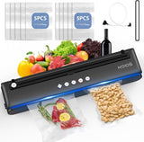 ZUN KOIOS Vacuum Sealer Machine, Automatic Food Sealer with Cutter, Dry & Moist Modes, Compact Design 04244097