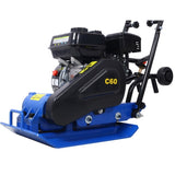 212cc 6.5HP 5600VPM Gas Vibration Compaction Force 20 x 14 inch Plate Compactor w/Built-in Wheel,EPA W465P146304