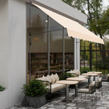 118.1"D x 47.2"W x"H Retractable Awning Khaki 55353871