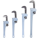 4PCS Aluminium Pipe Wrench Adjustable Jaw Plumbing Pipe Wrench Pipe Wrench W465P203958