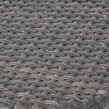 Outdoor Wicker 14.00" Patio Side Table 60746.00GRY