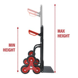 Folding Stair Climbing Dolly, 330 Lb Capacity Manual Truck Heavy-Duty Stair Climbing Hand Truck W206P294897