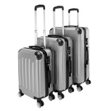 3-in-1 Portable ABS Trolley Case 20" / 24" / 28" Gray 00470368