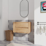 30" Wall Mounting Bathroom Vanity, Soft Close Drawer W999P193004