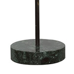 ZUN Natural and Green Round Marble Base Accent Table B062P153634