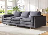 Modern 3-seater Sofa 79.5" Sofa Couch Upholstered Sofa with Dual-layer Seat Cushions for Living N763P351754E