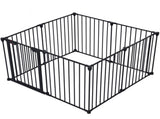 200" Adjustable Safety 8 Panels Play Yard Metal Doorways Fireplace Fence Christmas Tree Fence 11210587