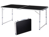 4Ft Portable Multipurpose Folding Table black 19535888