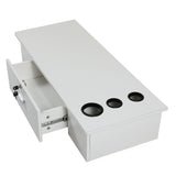 Classic Wall-Mounted Styling Station with Drawer and Tool Holes, Vanity Table, Dressing Table, W2181P156704