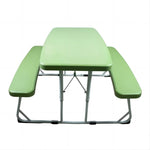 ZUN Kids Picnic Table Outdoor, Plastic Table & Chair Set, Kids Activity Sensory Table, Picnic Table W1215P151685