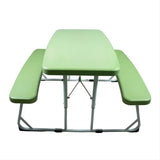 ZUN Kids Picnic Table Outdoor, Plastic Table & Chair Set, Kids Activity Sensory Table, Picnic Table W1215P151685