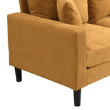 57 " High Resilience Loveseat Sofa, Wooden Frame 2 Seat Sofa, Comfy , Small Space Saving Modern W2297P264494