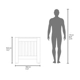 FM FURNITURE Rio Radiator Cover with Storage, Space,Saving Design, Wengue B128P334817