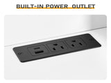 2 Drawers 1 Shelf 6-Shelf BedsideTable US Standard Power Supply 87312539