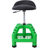 Pneumatic 360 Degree Swivel Mechanics Rolling Creeper Seat, Heavy Duty Rolling Mechanics W46590154