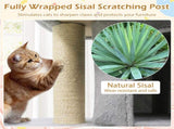 26" Compact Cat Tree with 2 Condos & Sisal Scratching Posts, Anti-Tip Cat Tower for Small Spaces 29418912