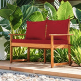 2 PCS Set 24x24 in Outdoor Deep Seat Cushion- Waterproof Fade-Resistant Patio Furniture Cushions 36850417