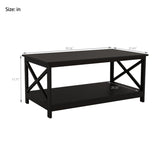 Coffee Table Oxford End Table-Black Color W28215275