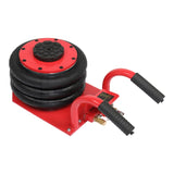 Pneumatic Jack 3 Ton Triple Bag Air Jack Extremely Fast Lifting Action Without Handle Red 00219380