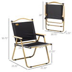 ZUN Folding Camping Chairs / beach chair （Prohibited by WalMart） 81560070