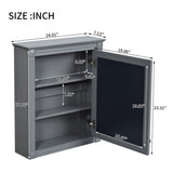 24'' x 27'' Wall Mounted Bathroom Storage Cabinet with Mirror, Medicine Cabinet with Height N710P195492E