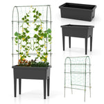 ZUN Garden bed elevated flowerpot 21883001