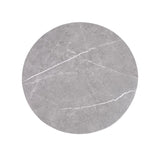 Round Mixed Material Coffee Table with Shelf B035P217812