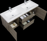 60" Floating Bathroom Vanity with Sink, Modern Wall-Mounted Bathroom Storage Vanity Cabinet with W1573P152707