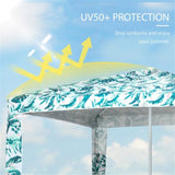 ZUN Outdoor beach umbrella / Sun Umbrella （Prohibited by WalMart） 31167490