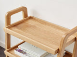Storage Bench, 3-Tier Beech Wood Shoe Rack for Entryway, Premium Storage Organizer for Bathroom, 96916004