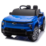 ZUN 12V Kids Ride on Car W/Parents Control,Licensed Chevrolet Silverado,Four-wheel suspension,LED W1578P202299