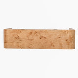 U_STYLE Modern Entryway Table with Burl Wood Veneer,Suitable for Entryway, Hallway, Living Room, N711P216235D