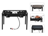 Outdoor Camp Stove High Pressure Propane Gas Cooker Portable Cast Iron Patio Cooking 57574382