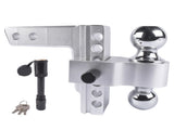 Adjustable Trailer Hitch Fit 2" inch Receiver, Aluminum Rapid Hitch 6" Drop/Rise 25543613